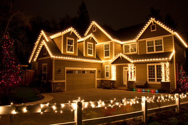 Christmas Light Installation in Gainesville example 1